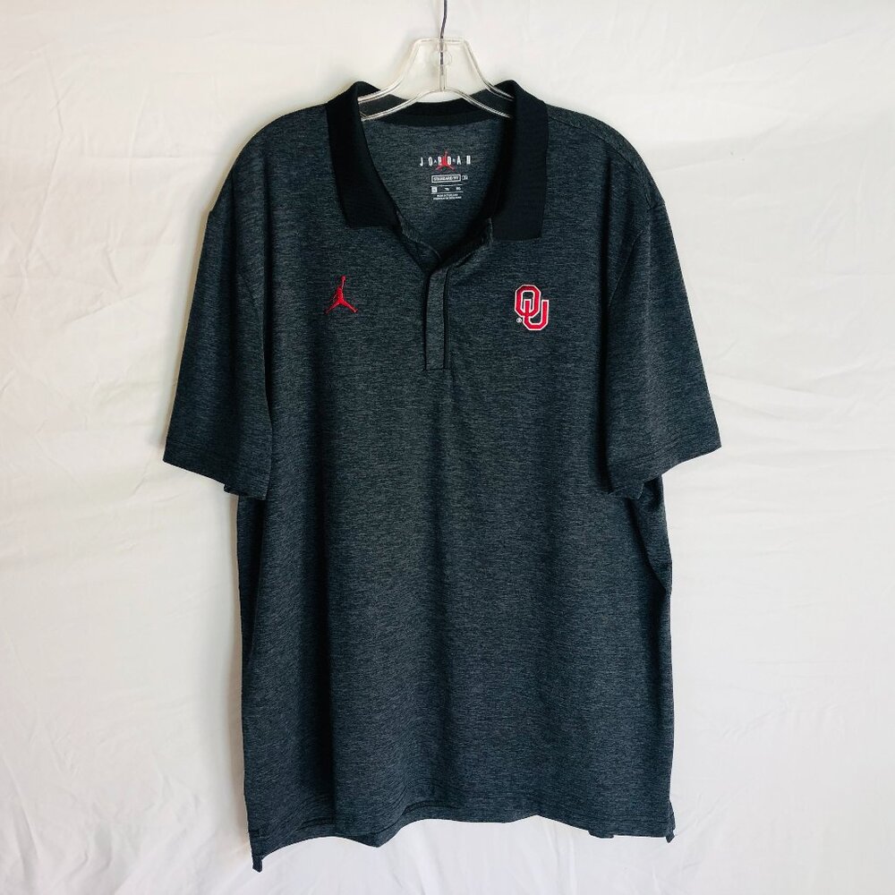 Oklahoma Sooners Jordan Jumpman Nike Men's Size XL‎ Polo Shirt